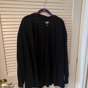 EUC Lands End cardigan black and worn just a couple times! Great style!